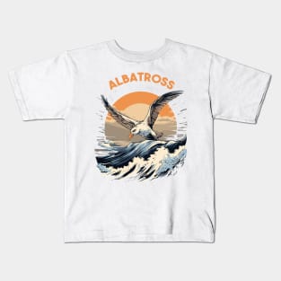 Albatross catch fish Kids T-Shirt